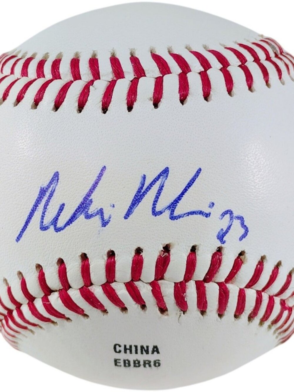 Mike Minor Autographed Baseball Texas Rangers Signed COA Proof Photo